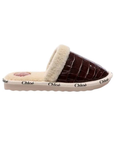 Women's Woody Slippers Brown - CHLOE - BALAAN 1