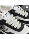 Men's Sneakers Suede Tennis Black CC Logo - CHANEL - BALAAN 3