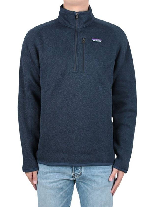 Men's Better Sweater Quater Zip Fleece Jacket Navy - PATAGONIA - BALAAN 2