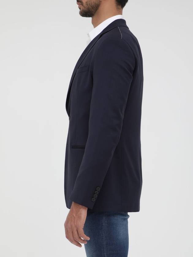 Blue Wool Jacket - TONELLO - BALAAN 3