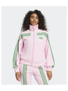 adidas 70s velor track top pink green JN8284 - ADIDAS - BALAAN 1