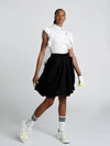 Ruffle G-Shirt White - ATHPLATFORM - BALAAN 3