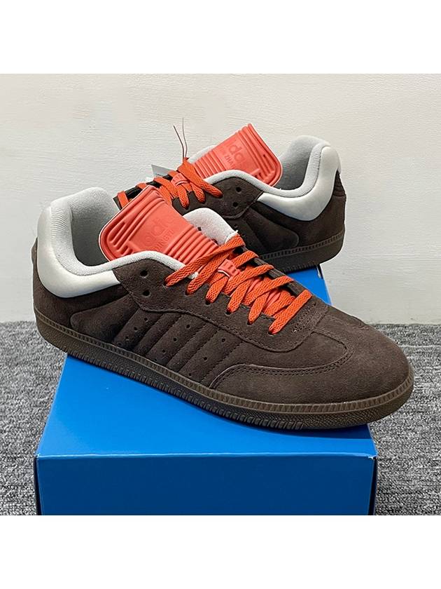 Dingyun Jang Samba Sneakers Brown Oxide Surf Red IF9704 - ADIDAS - BALAAN 5