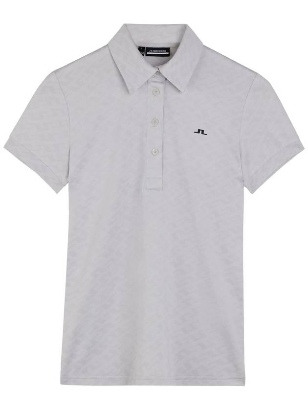 Golf Alaya Jacquard Polo GWJT07569 U053 Women's Alaya Jacquard Polo - J.LINDEBERG - BALAAN 2