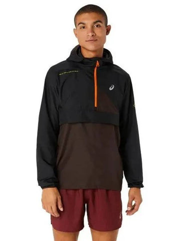 Anorak Jacket Performance Black Dark Auburn 2011C382 600 - ASICS - BALAAN 1