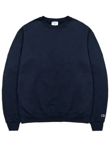 Power Blend Fleece Crew Neck Sweatshirt S600 Navy - CHAMPION - BALAAN 1