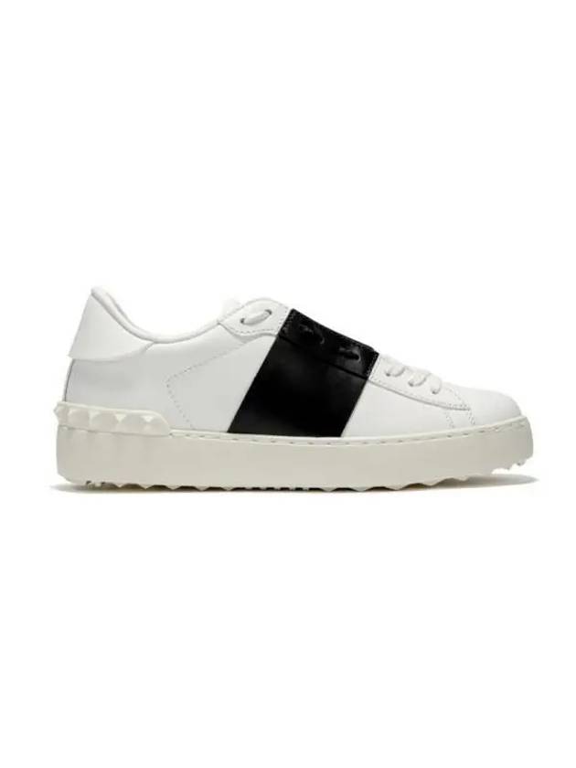 Valentino 1W2S0781 BLU A01 Hidden Open Matte Band Black Sneakers - RED VALENTINO - BALAAN 2