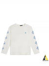 Camillo Graphic Crew Neck Long Sleeve T-Shirt Cloud White - J.LINDEBERG - BALAAN 2