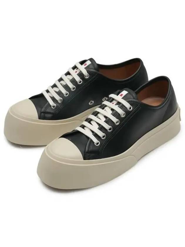 Pablo Platform Nappa Leather Low Top Sneakers Black - MARNI - BALAAN 3