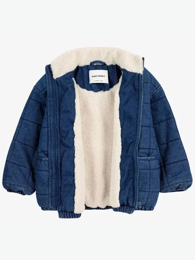 Funny Face Denim Quilted Jacket B224AC127 Italian Kids - BOBO CHOSES - BALAAN 3