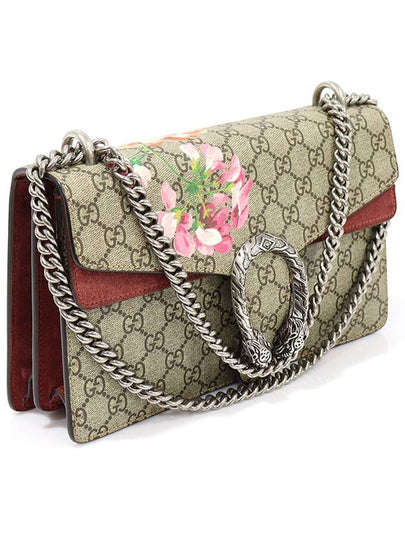 400249 GG Supreme Canvas Bloom Print Dionysus Small Shoulder Bag - GUCCI - BALAAN 2