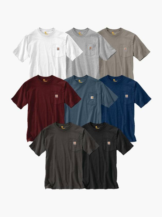 Workwear pocket short sleeve tshirt K87 - CARHARTT - BALAAN 1