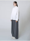 AW41SH05 Chin Volume Wind Shirt_White - ATHPLATFORM - BALAAN 4