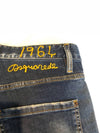 Men's Embroidery Logo Patch Straight Jeans Blue - DSQUARED2 - BALAAN 4