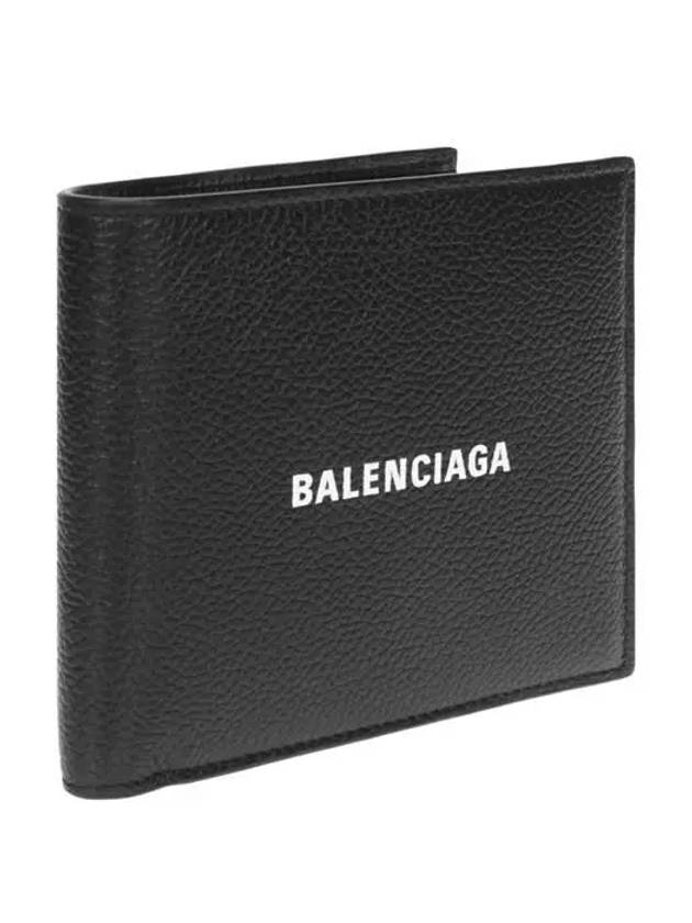 Cash Square Folded Wallet Black - BALENCIAGA - BALAAN 3