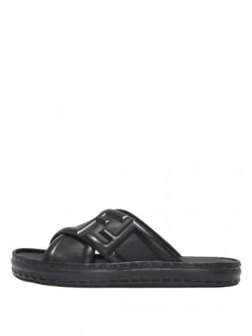 leather slides men s sandals - FENDI - BALAAN 1