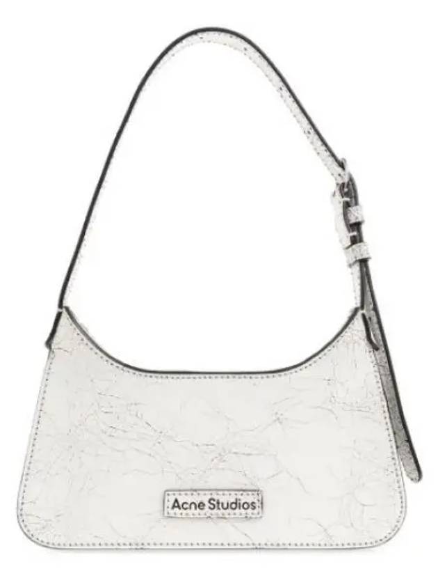 Platt Micro Leather Shoulder Bag White - ACNE STUDIOS - BALAAN 2