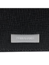 Metal Logo Half Wallet Black - SALVATORE FERRAGAMO - BALAAN 7