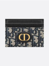 30 Montaine 5 Slot Oblique Jacquard Card Wallet Blue - DIOR - BALAAN 2