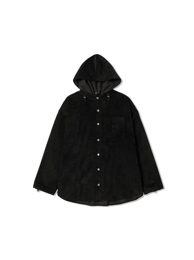 Hood Shirts Jacket Black - VAEKCIE - BALAAN 1