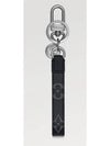 Monogram Dragonne Bag Charm Key Holder Black - LOUIS VUITTON - BALAAN 3