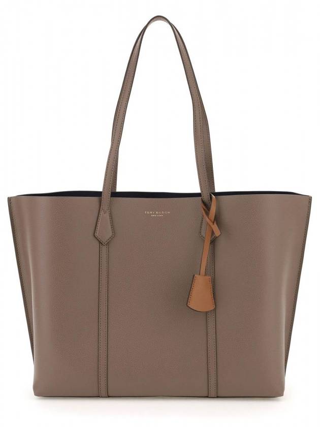 TORY BURCH Tory Burch Perry Triple Tote Bag Dark Beige 81932 093 - TORY BURCH - BALAAN