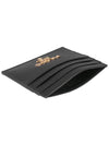 Metal Logo Saffiano Card Wallet Black - PRADA - BALAAN 7