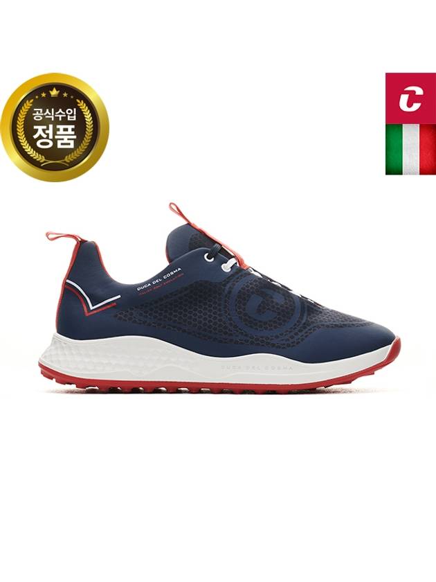 Official Italian handmade golf shoes TOMCAT NAVY - DUCA DEL COSMA - BALAAN 1