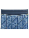 Essential Women s Denim Card Wallet CS130 B4 INDIGO - COACH - BALAAN 2