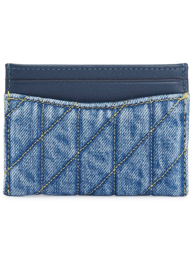 Essential Women s Denim Card Wallet CS130 B4 INDIGO - COACH - BALAAN 2