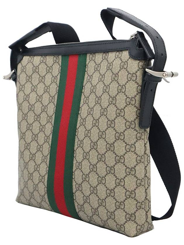 Gucci 387111 GG Supreme Canvas WEB Messenger Cross Bag - GUCCI - BALAAN 4