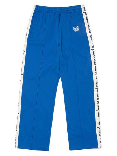 Heart Logo Track Pants Blue - HUMAN MADE - BALAAN 2