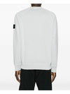 Garment Dyed Malfile Crewneck Sweatshirt Sky Blue - STONE ISLAND - BALAAN 7