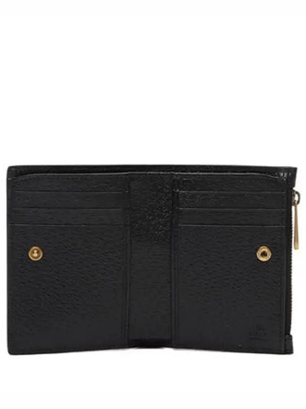 GG Marmont Half Wallet Black - GUCCI - BALAAN 4