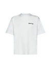 Logo Crew Neck Short Sleeve T-Shirt White - BALENCIAGA - BALAAN 2