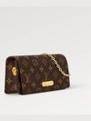 Lily Monogram Chain Shoulder Bag Brown - LOUIS VUITTON - BALAAN 3