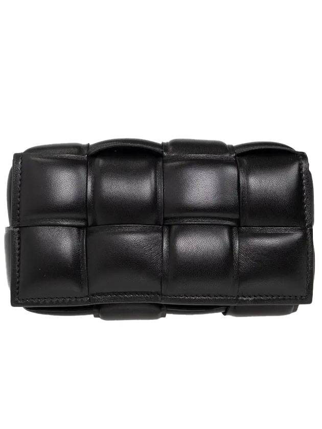 Intrecciato Cassette Padded Belt Bag Black - BOTTEGA VENETA - BALAAN 1