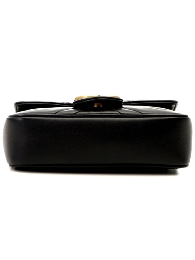 GG Marmont Matelasse Leather Super Mini Bag Black - GUCCI - BALAAN 6