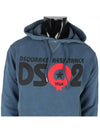 Dsquared Men's Logo Print Vintage Hooded Sweatshirt 74GP0336 078 - DSQUARED2 - BALAAN 3