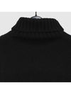 TRAU Turtleneck Wool Cashmere Sweater TRAU 006 NERO UNITO MXC020bk - MAX MARA - BALAAN 4