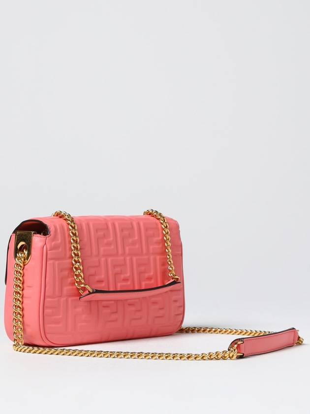 Baguette Medium Nappa Leather Chain Shoulder Bag Pink - FENDI - BALAAN 5