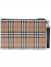 Vintage Check Clutch Bag Beige - BURBERRY - BALAAN 5