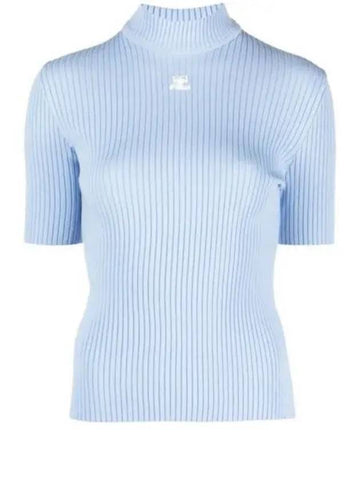 24 REEDITION KNIT TOP SHORT SLEEVES PERMPU026FI00017005PERMPU026FI0001 7005 Re edition - COURREGES - BALAAN 1