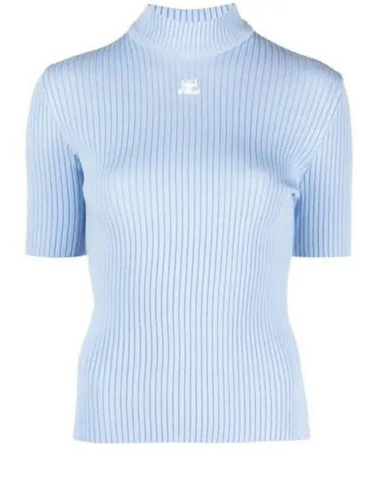 24 REEDITION KNIT TOP SHORT SLEEVES PERMPU026FI00017005PERMPU026FI0001 7005 Re edition - COURREGES - BALAAN 1