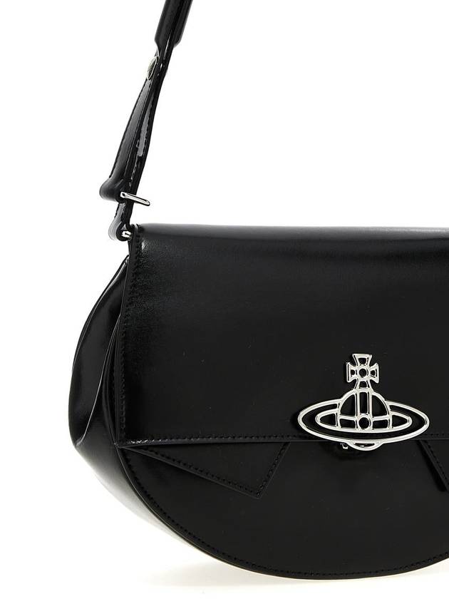 ORB Logo Shoulder Bag Black - VIVIENNE WESTWOOD - BALAAN 4