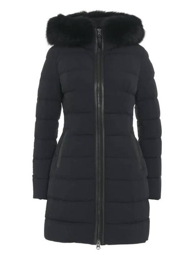 Calla Fox Fur Long Padding Black - MACKAGE - BALAAN 1