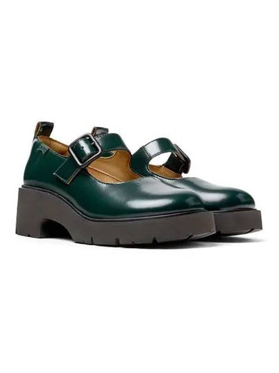 Milah Leather Mary Jane Loafer Green - CAMPER - BALAAN 2