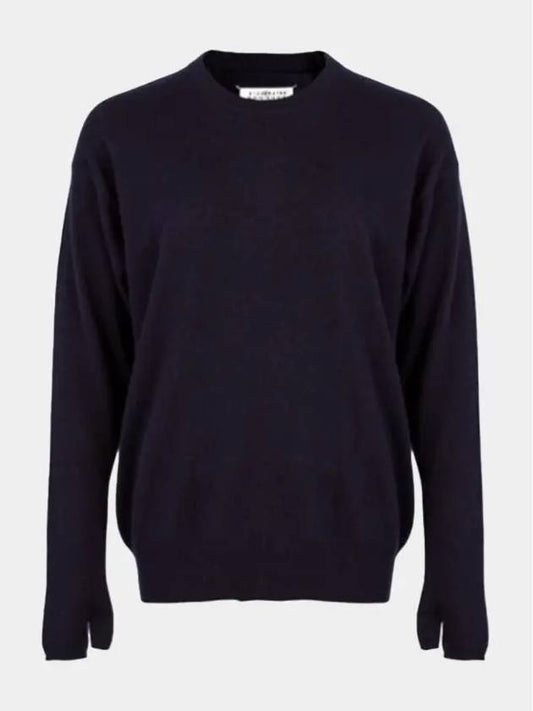 Women's Tabi Cuff Knit Top Navy - MAISON MARGIELA - BALAAN 2