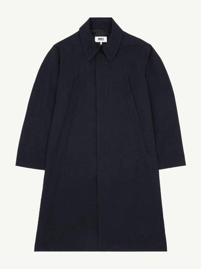 Oversized Pocket Trench Coat Black - MAISON MARGIELA - BALAAN 2