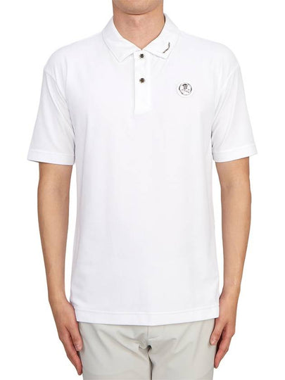 Golf Wear Men s Collar Short Sleeve T Shirt MLM 3B AP09 WHITE - MARK & LONA - BALAAN 2